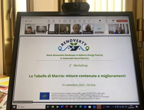 Progetto Life Renoverty – Workshop on line – Mercoledì 25 settembre 2024