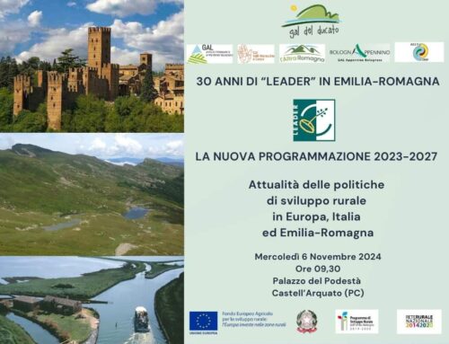 Convegno: 30 anni di “LEADER” in Emilia-Romagna – mercoledì 6 novembre, Castell’Arquato (PC)