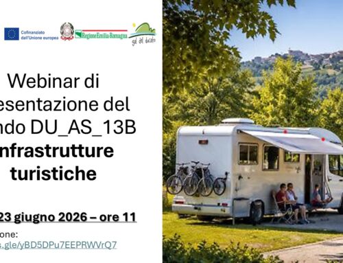 Martedì 23 giugno 2026 ore 11: Webinar di presentazione Bando per sentieristica e aree camper (Enti Pubblici)