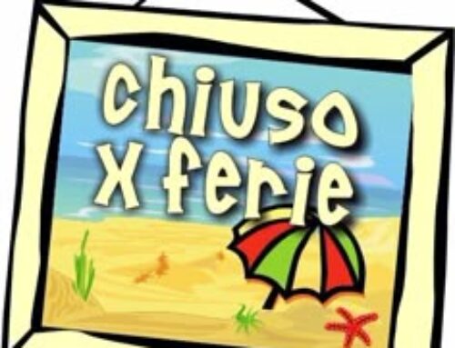 CHIUSURA PER FERIE